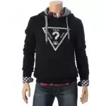 2012 guess veste mode hoodie oarai noir